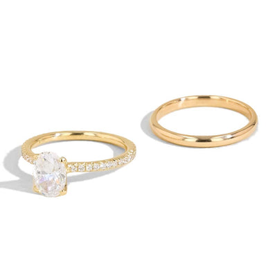 The Solitaire Pavé Set - Private Label product