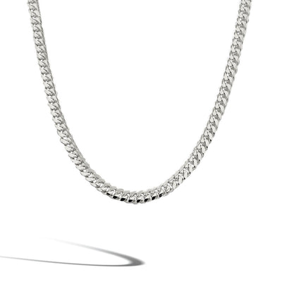 Sterling Silver Cuban Link Chain Necklace - Private Label product