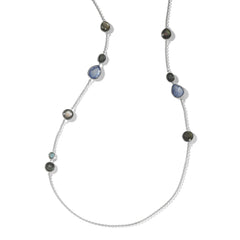 Ippolita Rock Candy Long Eclipse Blue Station Necklace