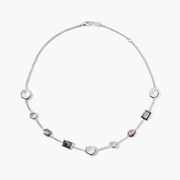 Ippolita Rock Candy Sabbia Mixed-Cut Station Necklace