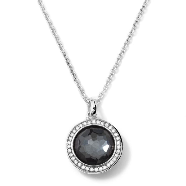 Ippolita Lollipop Hematite Diamond Necklace