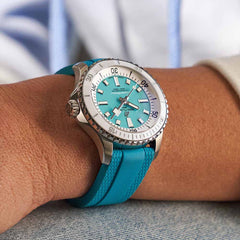 Breitling Superocean Automatic 36 Turquoise Strap