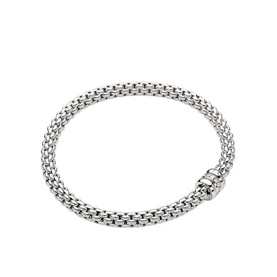 Fope Solo White Gold Diamond Rondel Bracelet - Fope product