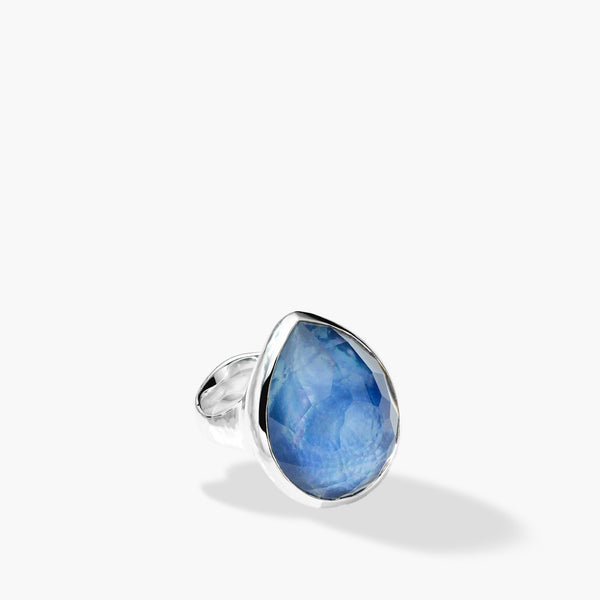 Ippolita Rock Candy Lapis Teardrop Ring in Sterling Silver