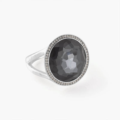 Ippolita Lollipop Medium Ring in Sterling Silver with Diamonds - Ippolita product