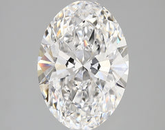 Diamond Lab Grown Oval 3.35ct VVS2