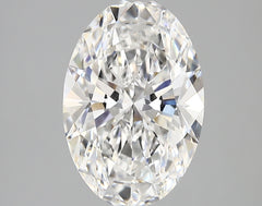 Diamond Lab Grown Oval 3.43ct VVS2