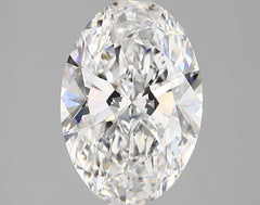 Diamond Lab Grown Oval 3.12ct VVS2