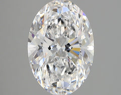 Diamond Lab Grown Oval 3.01ct VVS2