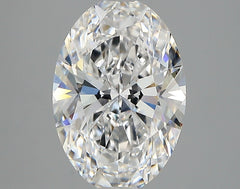 Diamond Lab Grown Oval 2.81ct VVS2