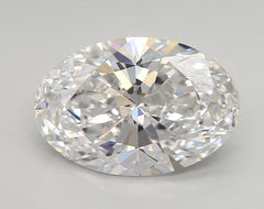 Diamond Lab Grown Oval 3.37ct VVS2