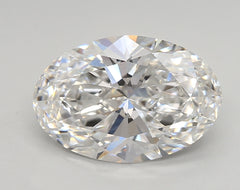 Diamond Lab Grown Oval 3.27ct VVS2