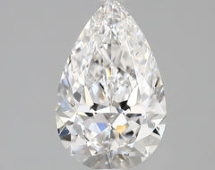 Diamond Lab Grown Pear 2.00ct VVS2