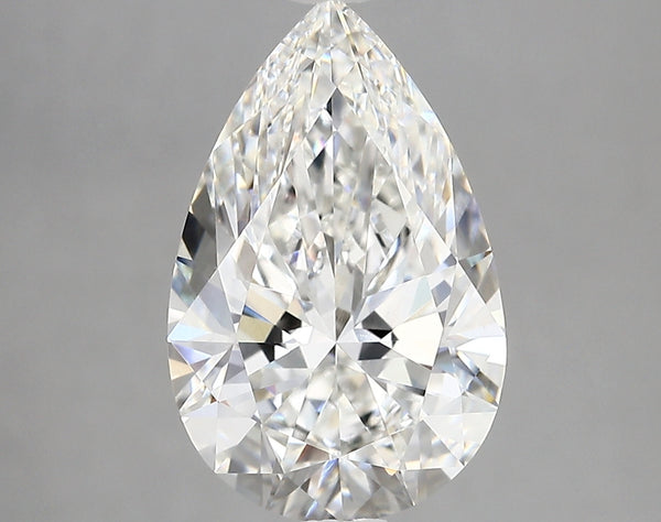 Diamond Lab Grown Pear 3.76ct VVS2