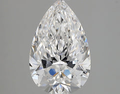Diamond Lab Grown Pear 2.34ct VS1
