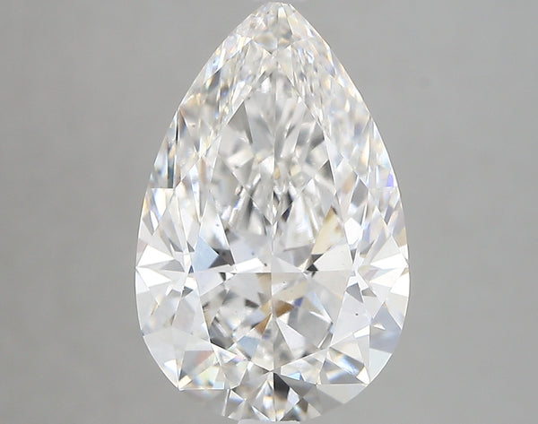Diamond Lab Grown Pear 4.21ct VS1