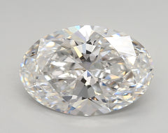 Diamond Lab Grown Oval 3.77ct VVS2