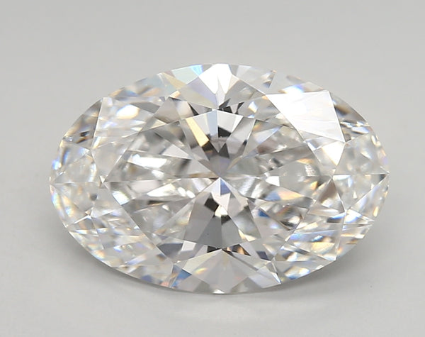 Diamond Lab Grown Oval 3.77ct VVS2