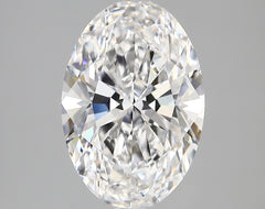 Diamond Lab Grown Oval 3.74ct VVS2