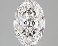 Diamond Lab Grown Oval 3.17ct VVS2