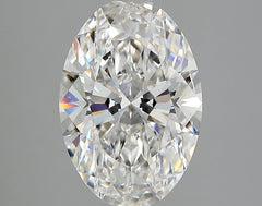 Diamond Lab Grown Oval 2.78ct VVS2