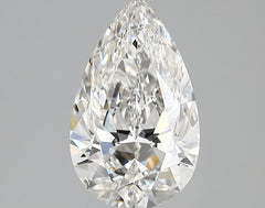 Diamond Lab Grown Pear 2.35ct VVS2