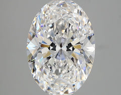 Diamond Lab Grown Oval 3.08ct VVS2