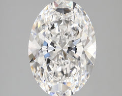 Diamond Lab Grown Oval 3.65ct VS1