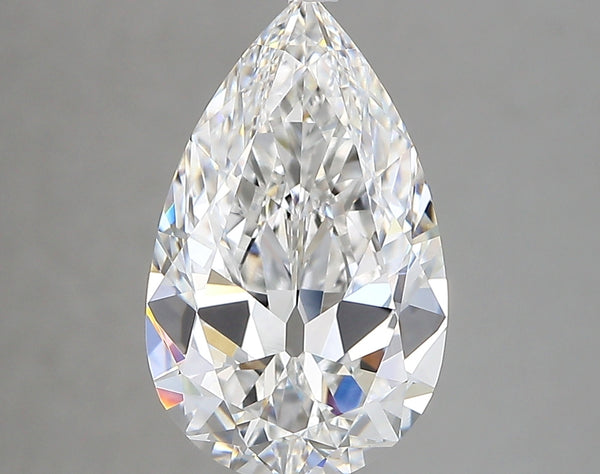 Diamond Lab Grown Pear 3.35ct VVS2