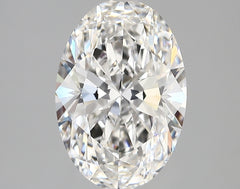 Diamond Lab Grown Oval 3.10ct VVS2