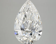 Diamond Lab Grown Pear 4.02ct VS1