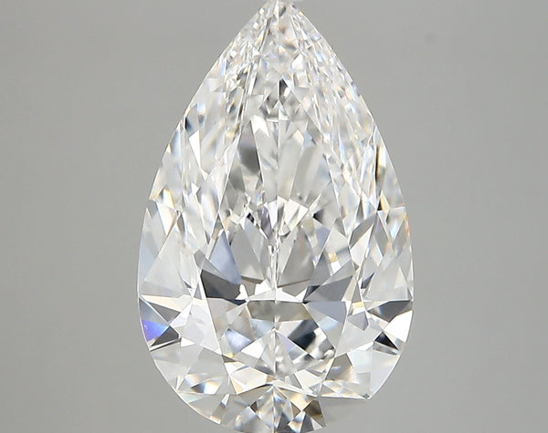 Diamond Lab Grown Pear 4.02ct VS1