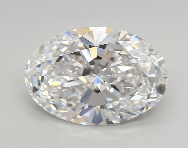 Diamond Lab Grown Oval 4.24ct VS1