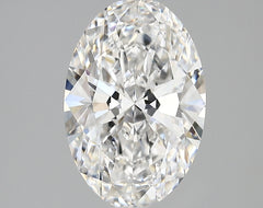 Diamond Lab Grown Oval 2.81ct VVS2