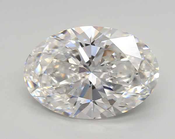 Diamond Lab Grown Oval 3.73ct VVS2