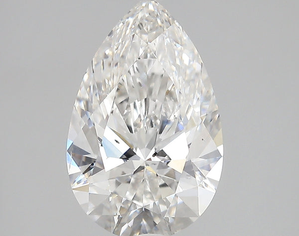 Diamond Lab Grown Pear 3.56ct SI1