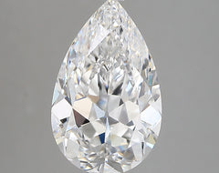 Diamond Lab Grown Pear 3.19ct VVS2