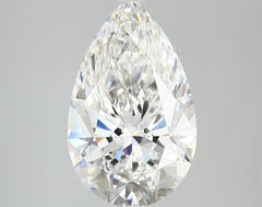 Diamond Lab Grown Pear 4.26ct VS1