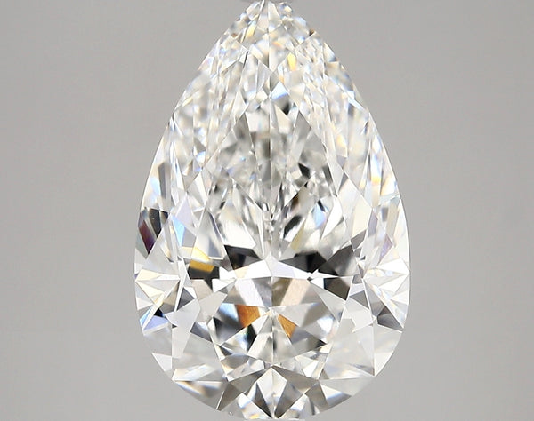 Diamond Lab Grown Pear 4.24ct VVS2