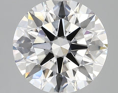 Diamond Lab Grown Round 3.04ct VVS2