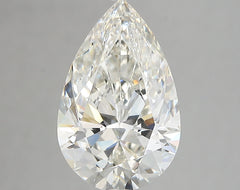 Diamond Lab Grown Pear 3.29ct VVS2