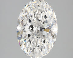 Diamond Lab Grown Oval 3.64ct VVS2
