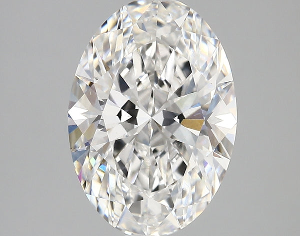 Diamond Lab Grown Oval 3.64ct VVS2