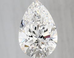 Diamond Lab Grown Pear 3.31ct VVS2