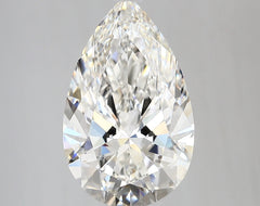 Diamond Lab Grown Pear 4.23ct VS1