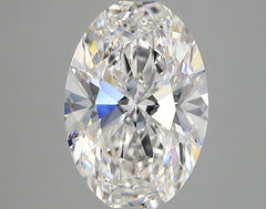 Diamond Lab Grown Oval 3.01ct VVS2