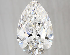 Diamond Lab Grown Pear 4.21ct VS1
