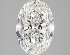 Diamond Lab Grown Oval 3.48ct VS1