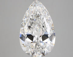 Diamond Lab Grown Pear 4.35ct VS1