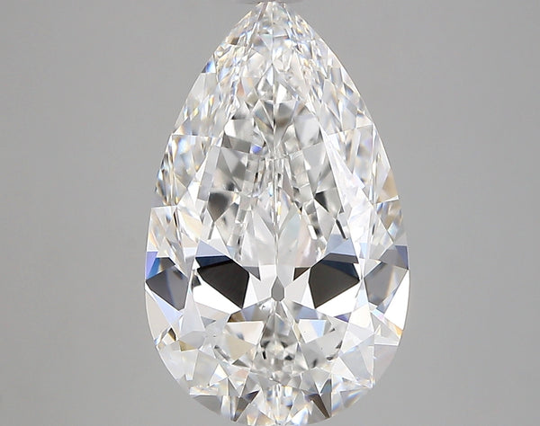 Diamond Lab Grown Pear 4.35ct VS1